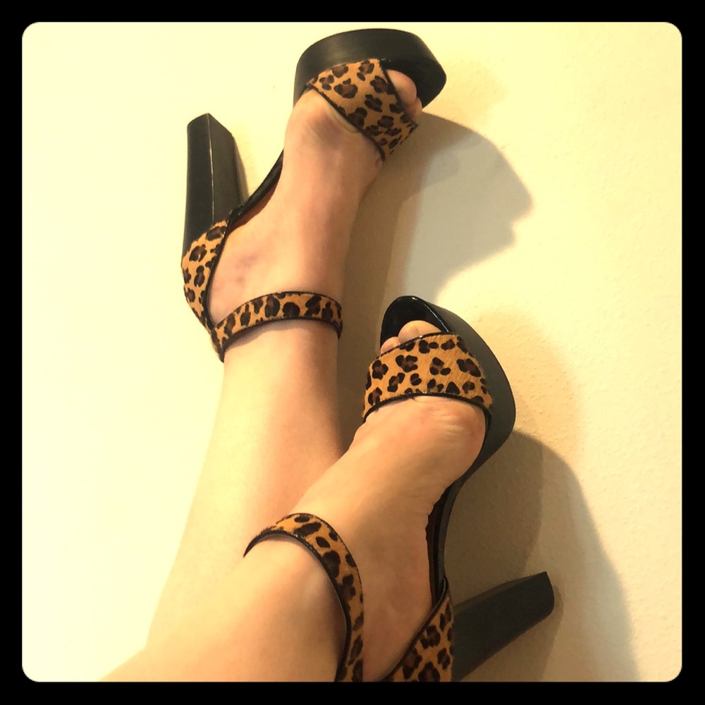 Charles by charles david platform heels “leopard”
